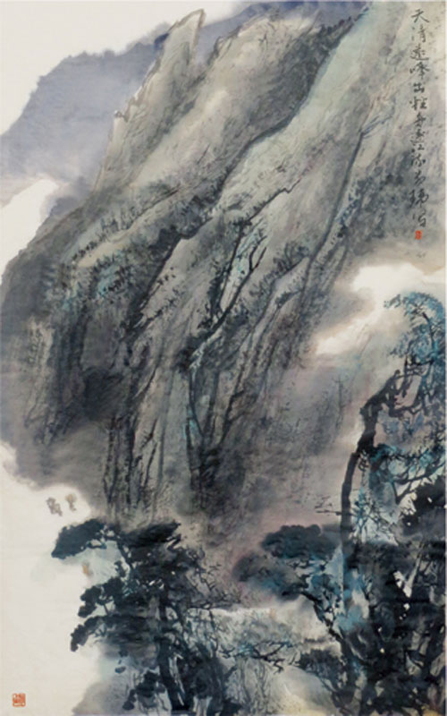 天清远峰出 轻舟逐江流