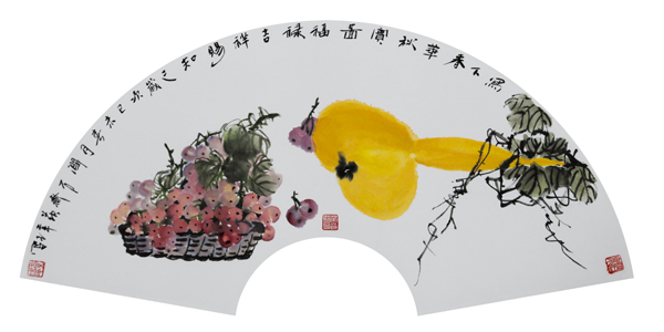 写下春华秋实图